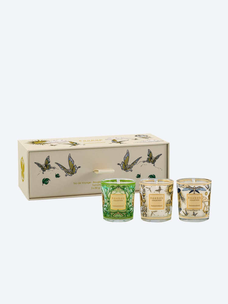 Trio bougies de voyage Tomorrowland 1