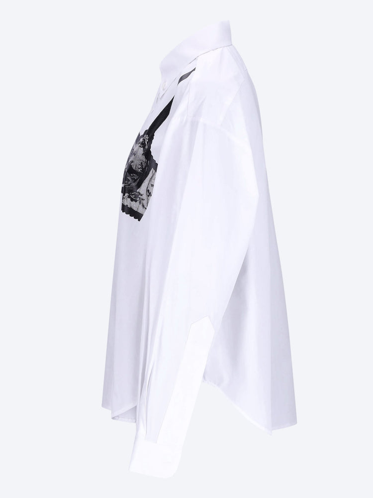Trompe l'oeil button down shirt 2