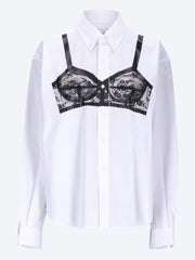 Trompe l'oeil button down shirt ref: