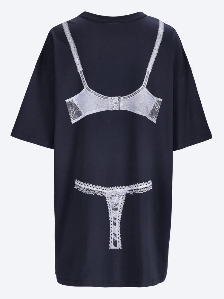 Trompe l'oeil tall t-shirt 2
