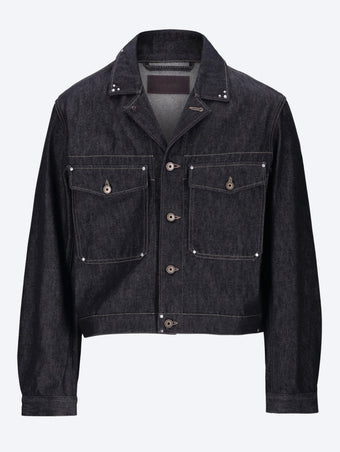 Trucker jacket with studs