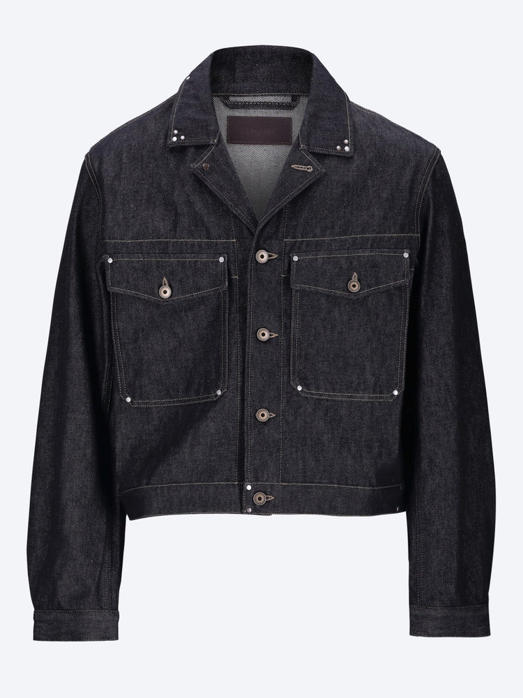 Trucker jacket with studs 1