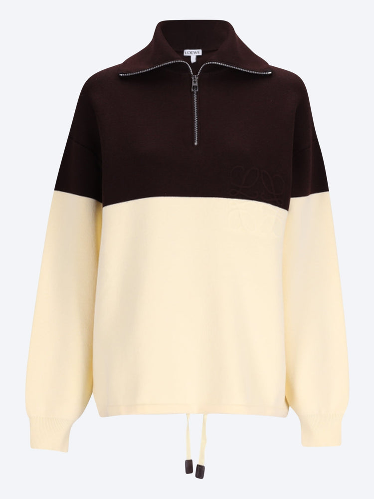 Trucker-Pullover mit Reißverschluss 1