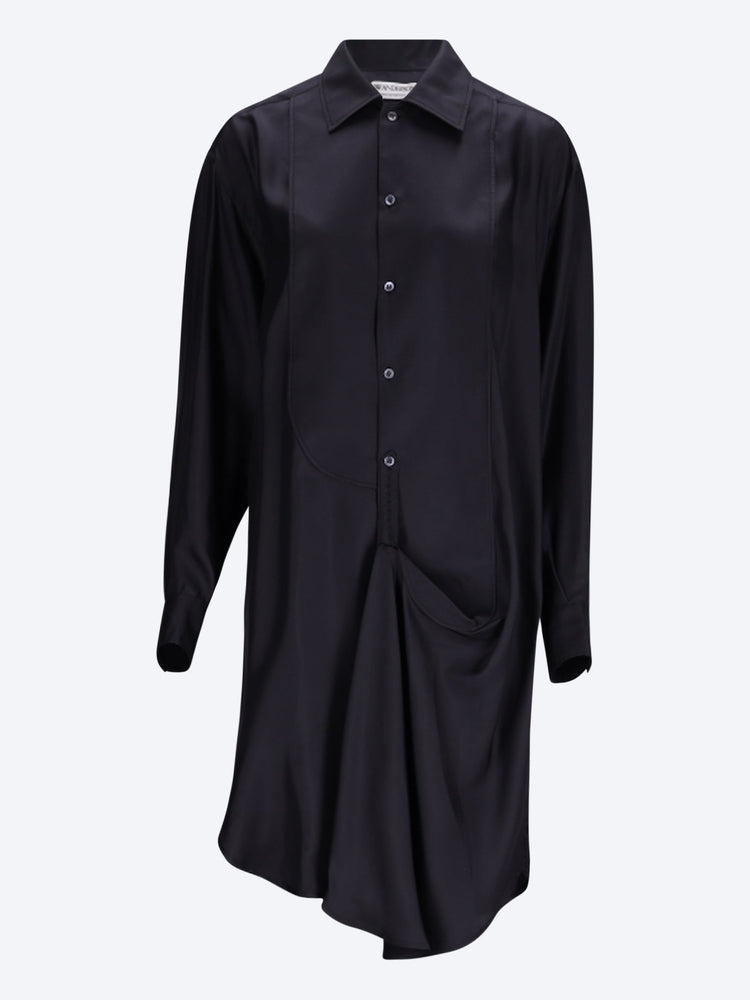 Smoking-Kleid mit Drapierung 1