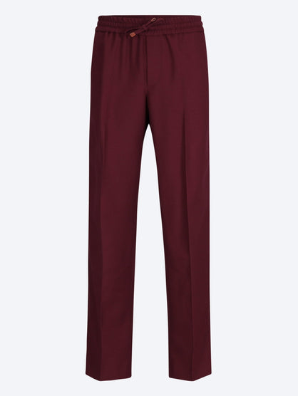 Hose mit elastischem Bund aus Twill