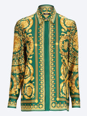 Twill silk fabric baroque heritage print shirt ref: