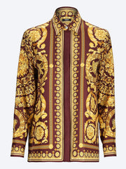 Twill silk fabric baroque heritage print shirt ref: