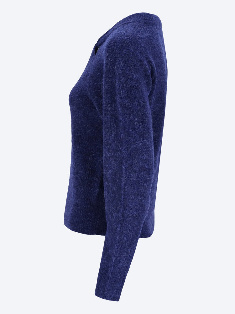 Twist blues crewneck sweater 2