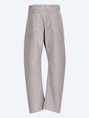 Twisted belted pants