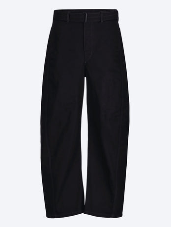 Twisted belted pants