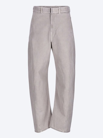 Twisted belted pants
