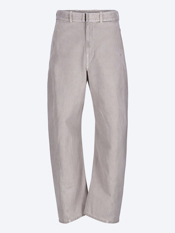 Twisted belted pants