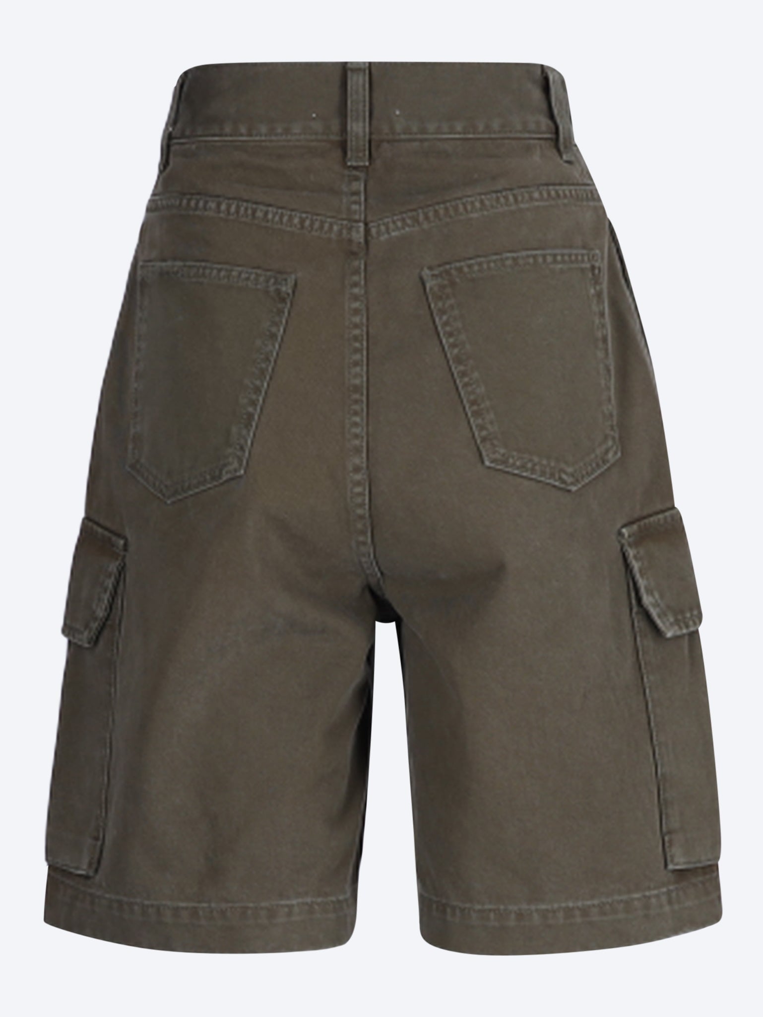 Shorts mit gedrehten aufgesetzten Taschen 3
