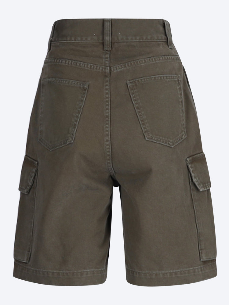 Shorts mit gedrehten aufgesetzten Taschen 3