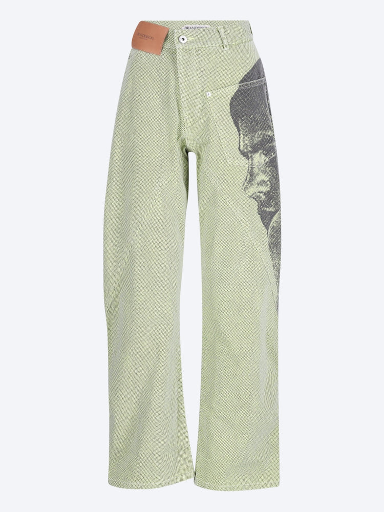 Verdrehte Workwear-Jeans 1