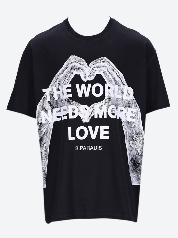 T-shirt Twnml Hands & Heart in Blac 1
