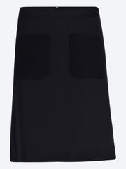 Two-pocket satin skirt ref: