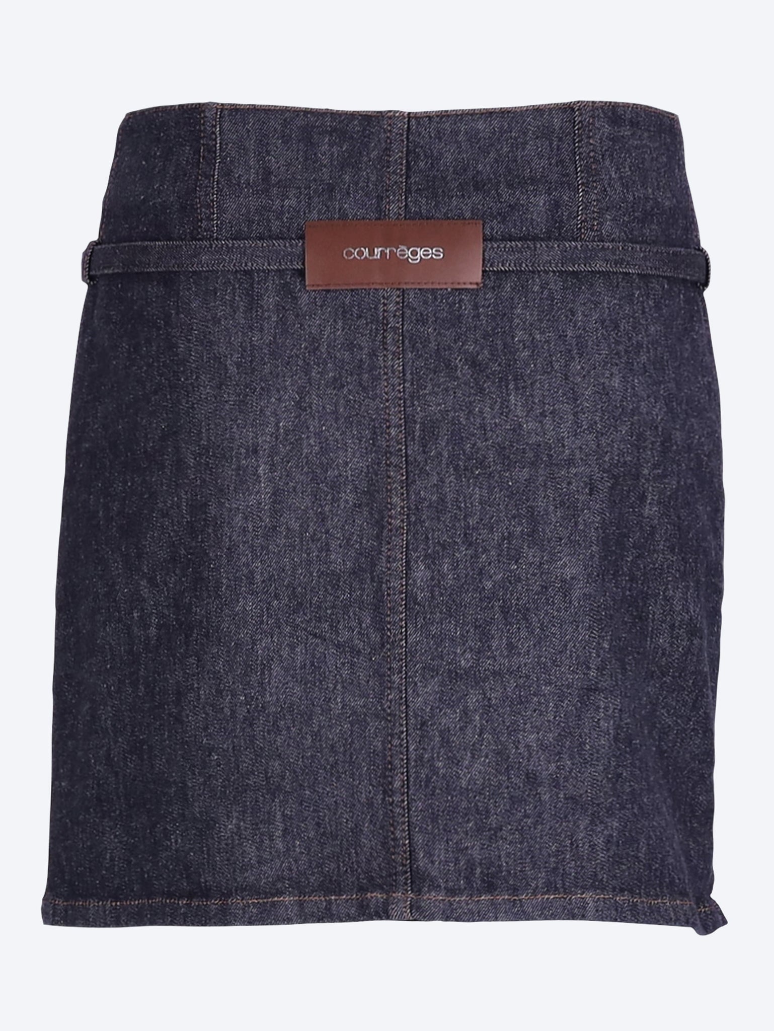 Two pockets denim skirt 3