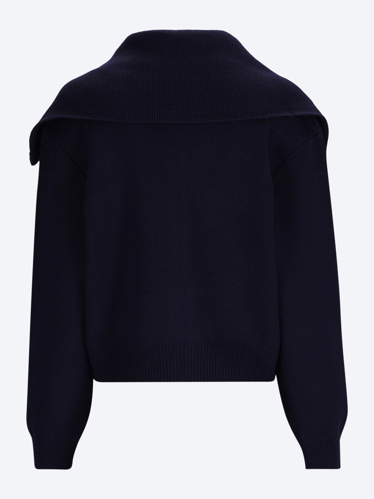 Two way sailor zip cardigan 3