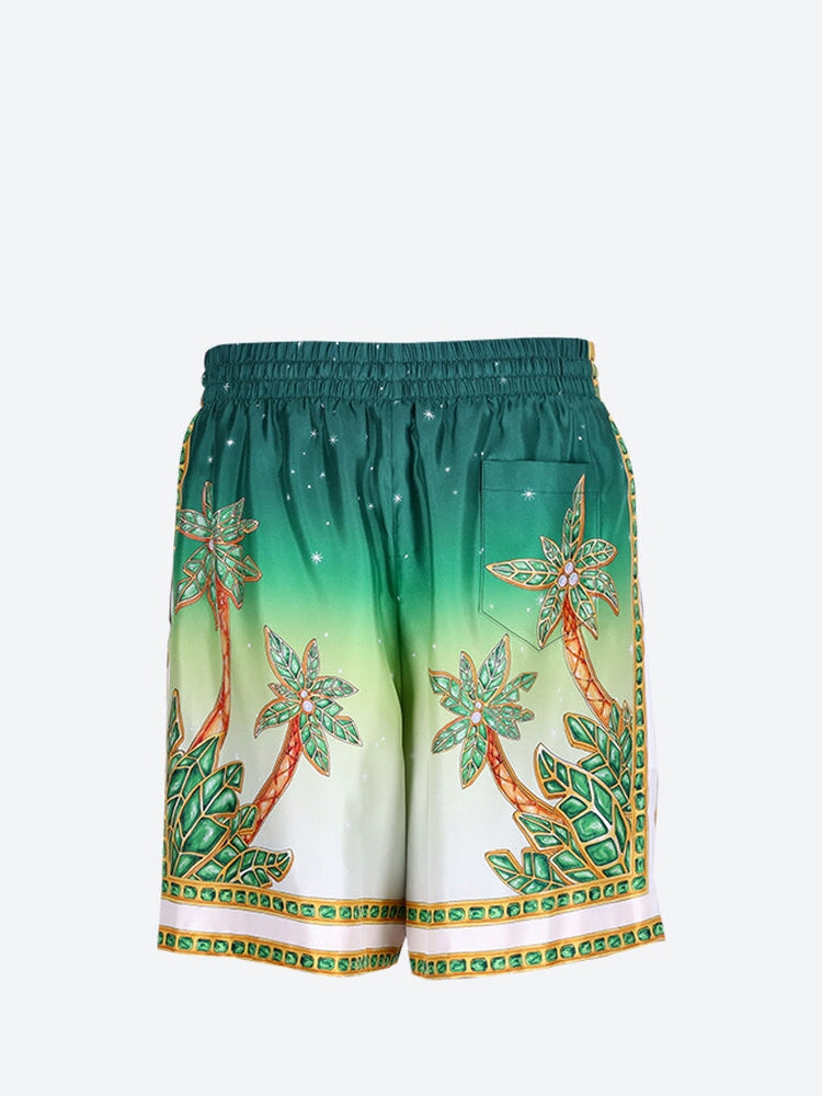 Unisex silk shorts with drawstrings 3