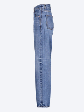 V waist baggy jeans