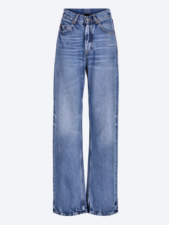 V waist baggy jeans