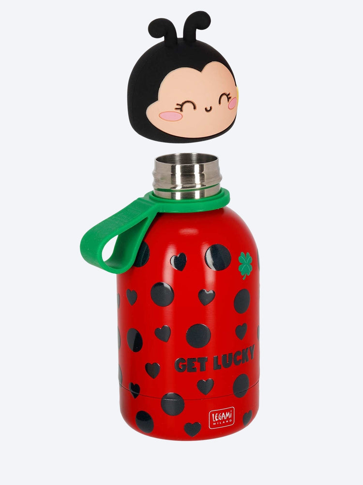 Vakuumflasche für Kinder – Marienkäfer – hot&cold bff – 310 ml 4