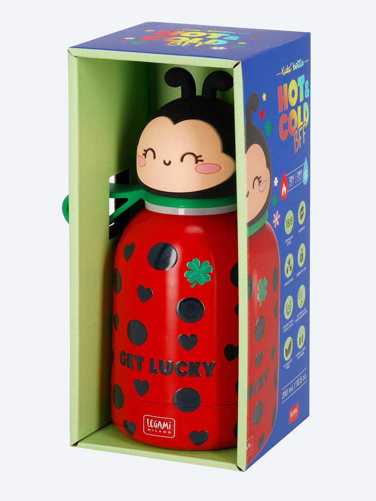 Vakuumflasche für Kinder – Marienkäfer – hot&cold bff – 310 ml 5