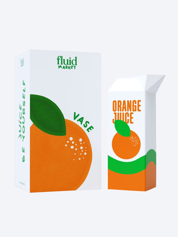 Vase Orange Juice