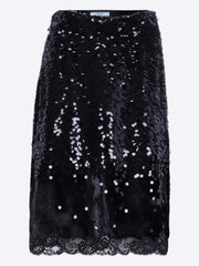Velvet and lace skirt ref: