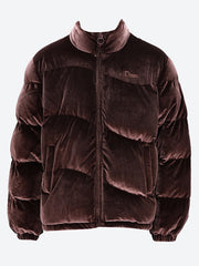 Velvet quilted puffer jacket ref:
