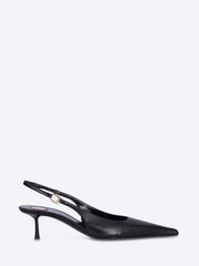 Vendome 50 smooth leather slingback pumps ref: