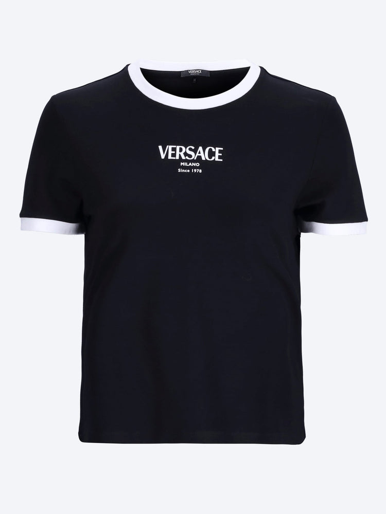Versace logo short sleeve t-shirt 1