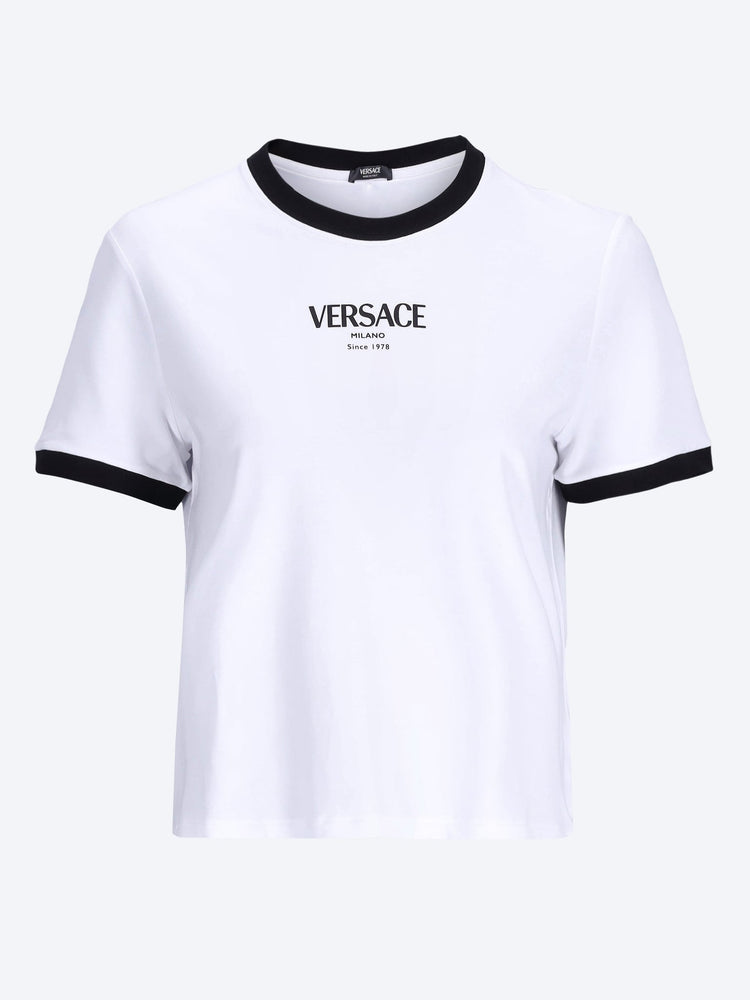Versace logo short sleeve t-shirt 1
