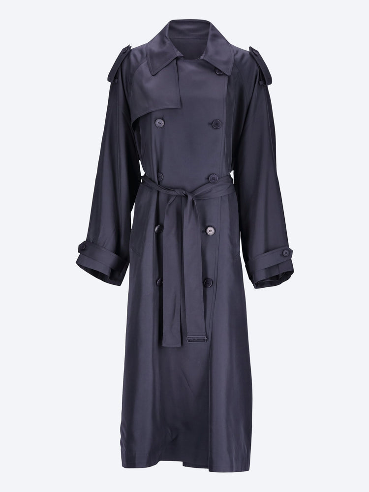 Veyron fluid twill trench coat 1
