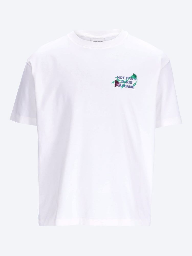 T-Shirt mit aufgesticktem Vine-Slogan 1