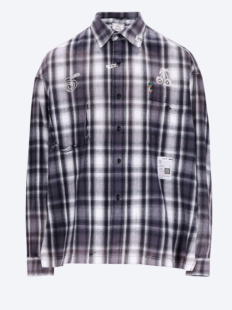 Vintage like check shirt 1