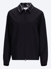 Veste en toile ctn à col en vinyle ref: