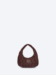 Sac hobo en daim matelassé Wander ref: