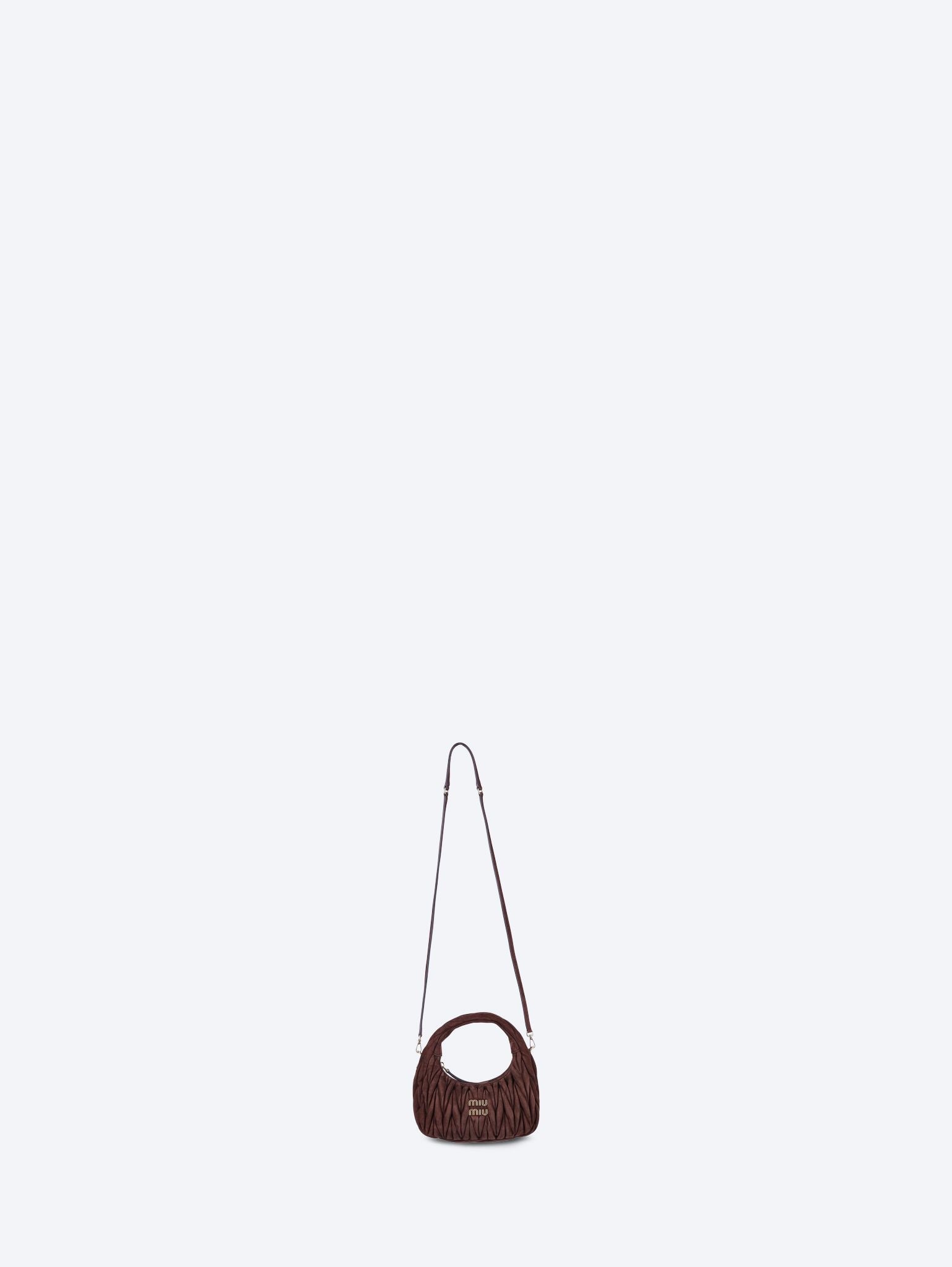 Sac hobo en daim matelassé Wander 3