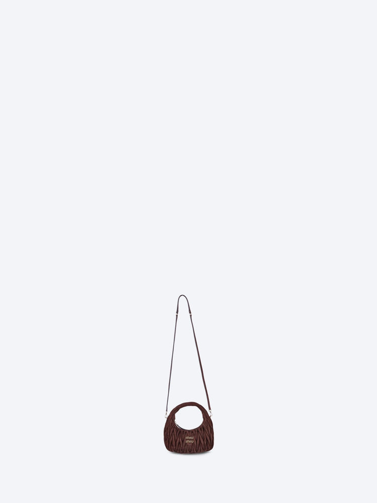 Sac hobo en daim matelassé Wander 3