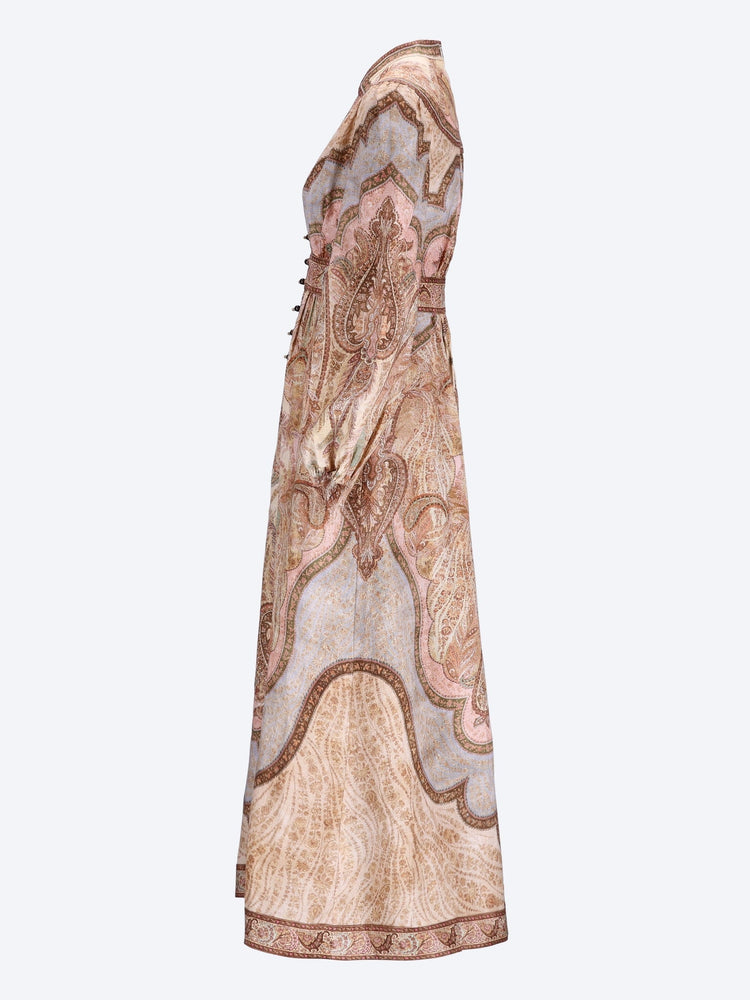 Wanderlust plunge midi dress 2