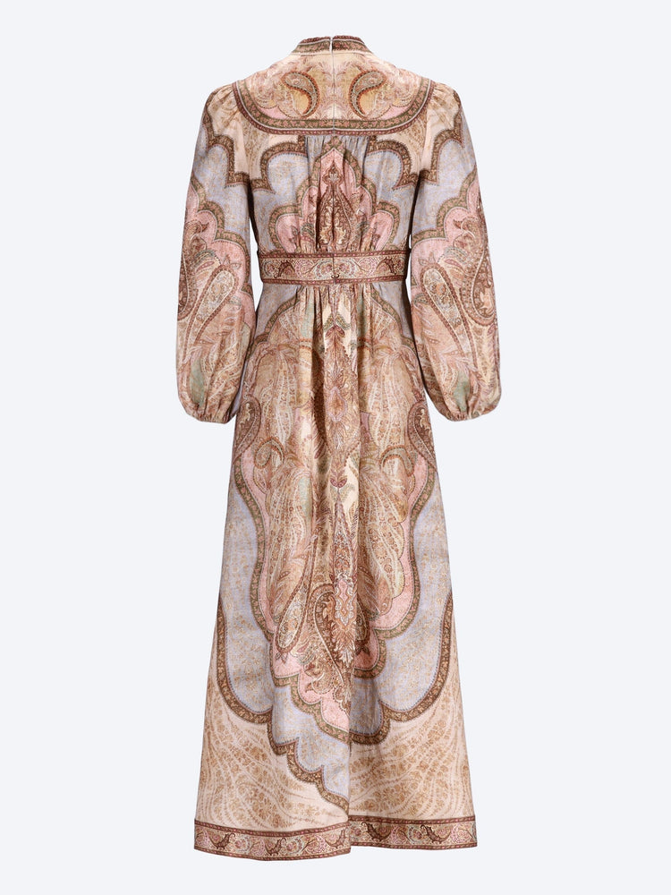 Wanderlust plunge midi dress 3