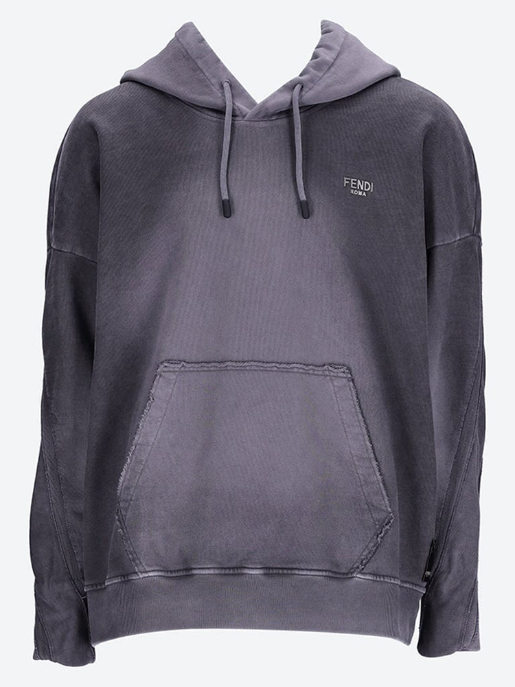 Washed hoodie sweater 1