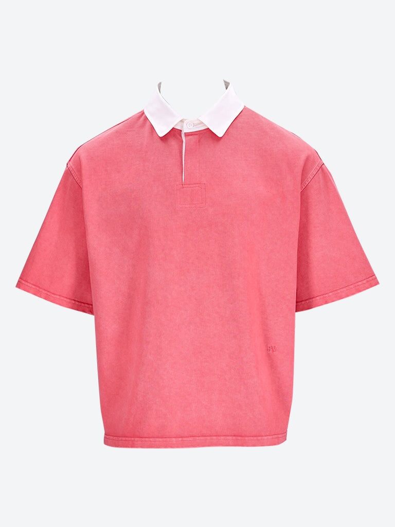 Washed Out Jersey Polo 1