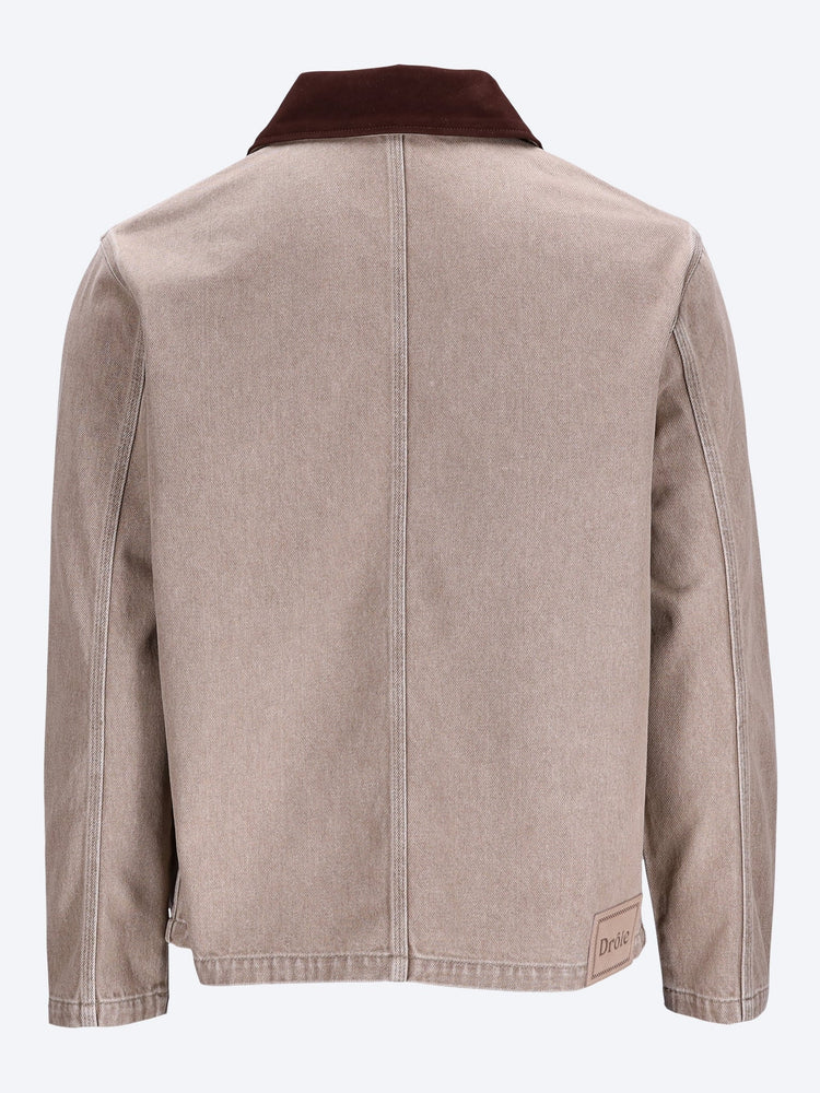 Washed zipped denim jacket 3