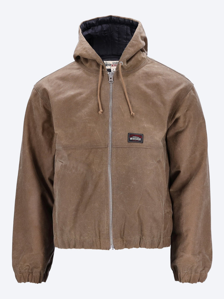 Waxed cotton work jacket 1