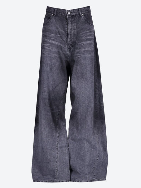 Wide leg 5 pockets jeans