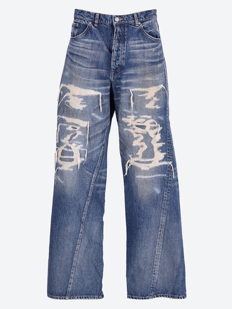 Wide leg carpenter jeans