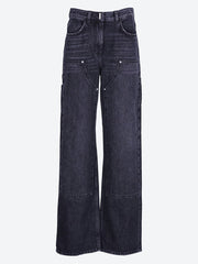 Wide leg jeans with patches ref: